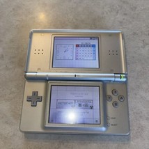 Nintendo DS Lite Handheld Gray Console NO Games USED Hinge Damage No Pen... - $45.61