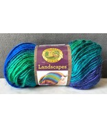 Lion Brand Landscapes Variegated Yarn - 1 Skein Color Blue Lagoon #207 - $7.55