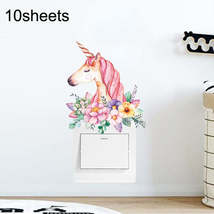 10sheets Cartoon Wall Sticker Switch Socket Beautification Decorative St... - $5.99