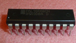 NEW 3PCS AMMI PAL16R6BCN IC Simple Programmable Array Logic 20-Pin Plast... - $18.00