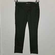 Old Navy Pixie Olive Green Black Polka Dot Pants Cropped Skinny Size 4 P... - £13.98 GBP