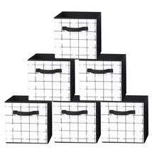 Storage Cubes, 11 Inch Cube Storage Bins For Organizing, Fabric Storage Cubes Wi - £31.96 GBP