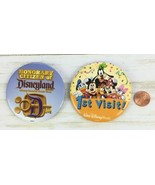 Disneyland Resort Buttons Honorary Citizen of Disneyland &amp; 1st Visit Pins - $8.41