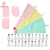 Pastry Piping Bag With Nozzles Set - Cake Decorating Tools - £7.64 GBP+
