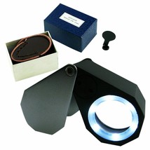 10x21mm Triplet LED Illuminated Jewelers Magnifying Eye Loupe Magnifier ... - £15.62 GBP