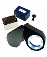 10x21mm Triplet LED Illuminated Jewelers Magnifying Eye Loupe Magnifier ... - $19.55