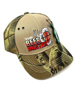 BEER HUNTER CAMO OUTDOOR HUNTING ADJUSTABLE CURVED BILL HAT CAP W/ BOTTLE OPENER - $12.30