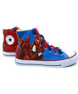 Superhero Fan Art Inspired Converse All Star, Custom Sneakers, Hi Tops, ... - £78.21 GBP+