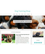 [NEW DESIGN] DOG TRAINING store blog website business for sale AUTO CONTENT - $175.68 CAD