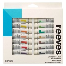 Reeves Artists&#39; Fine Water Colour 18 x 12ml Tube Set - £27.67 GBP