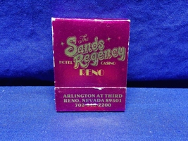 Vintage &quot;The Sands Regency Hotel Casino&quot; Matchbook Reno Nevada - £3.53 GBP