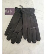 GRANDOE Men&#39;s Leather Winter Driving Gloves Black Size Medium - $730.32 MXN