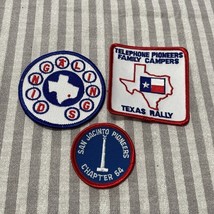 Vintage Bell  TELEPHONE PIONEERS OF AMERICA Patch Texas campers - €9,77 EUR