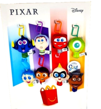 McDonald&#39;s Disney Pixar Set of Eight Store Display Toys - $24.75