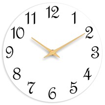 Roymnie Wall Clock, 8 Inch Modern Wall Clocks Battery Operated, Small Silent Non - $19.78