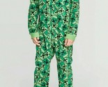 Boys MINECRAFT One Piece  Pajamas Zip up Union Suit Extra Small 4 Free S... - £18.67 GBP