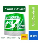 8 x BRYLCREEM Hair Styling Cream Anti Dandruff Scalp Care Aqua Oxy 250ml... - $173.17 CAD