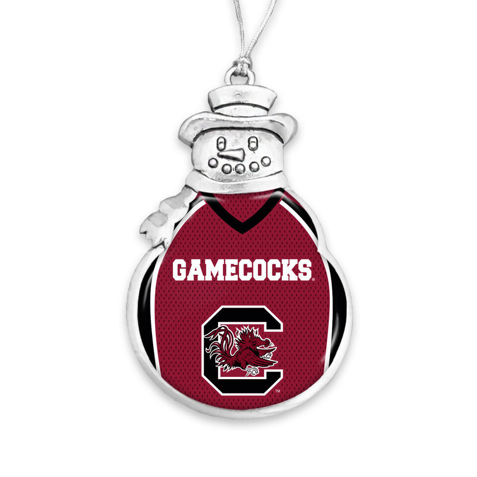 60630 South Carolina Gamecocks Football Jersey Snowman Ornament