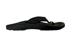 Olukai Shoes Men’s Size 10 Ohana Black Gray Flip Flop Sandals - £29.20 GBP