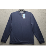 PUMA Activewear Shirt Men Small Navy Stretch Comfort Moisture Wicking Cr... - $34.46