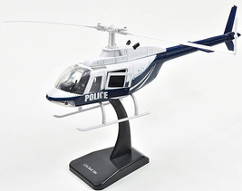 Bell 206 Police 1/34 Scale Diecast Metal Helicopter by NewRay - $42.56