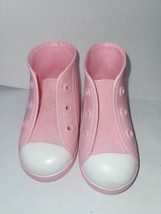 Vintage 1986 Playmates Toys Cricket Dolls Shoes Sneakers Pink No Laces - £11.68 GBP