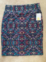 LuLaRoe Cassie Pencil Skirt Womens Sz 3XL geometric Paisley Floral Geo Print NWT - £8.85 GBP