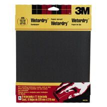 3M Wetordry Sandpaper, 9 in. x 11 in., Very Fine Grit, 5 Sheets/Pack - $7.95
