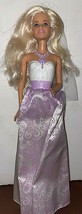 Mattel Blond Barbie Doll in Pink Skirt with Painted Body and Purple Shoes - $18.81