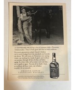 1990s Jack Daniels Tennessee Whiskey Vintage Print Ad Advertisement  pa5 - $7.91