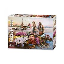 LaModaHome 1000 Piece Florist Women Woman Collection Jigsaw Puzzle for Family Fr - £24.99 GBP