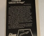 1977 Gibson Strings Vintage Print Ad Advertisement pa13 - $7.91