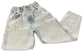 VTG Lee Mom Jeans Women&#39;s 12? Blue Acid Wash Cotton High Rise Tapered Fi... - €25,78 EUR