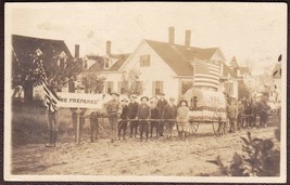 Boothbay Harbor, Maine ca.1920 RPPC - BSA Boy Scout Troop 2 in Street Parade - £66.49 GBP