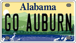 Go Auburn Alabama Novelty Mini Metal License Plate Tag - $14.95