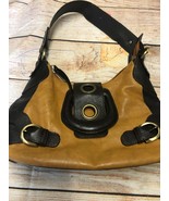 Sophia Visconti Women&#39;s Handbag Saddle Brown and Dark Brown Leather - $922.02 MXN