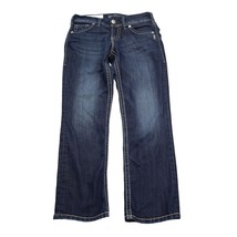 Silver Jeans Co Pants Womens 26 Blue Mid Rise Flat Front Suki Capri Denim Jeans - £23.72 GBP