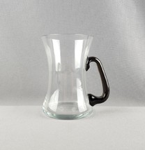 Vintage Hand Blown Art Glass Mug, Stein, Beer Tankard Coffee Brown Handl... - $24.75