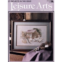 Vintage Craft Patterns, Leisure Arts the Magazine June 1988, 27 Projects... - $14.52