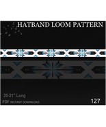 Hatband Beads Loom Pattern No.146- Inspired Western Cowboy Harband - Bel... - $5.81 CAD