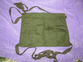 nylon 4 chamber POUCH with lid, top/bottom ties 14 x 10&quot; (blk5 B) - $4.95