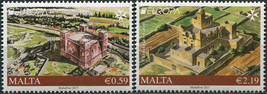 Malta 2017. Castles and Strongholds (MNH OG) Set of 2 stamps - £6.44 GBP