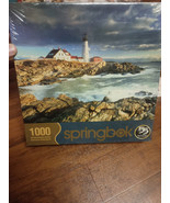 Springbok Lighthouse Portland Head Maine 1000 Pc Jigsaw Puzzle  - $226.18 MXN