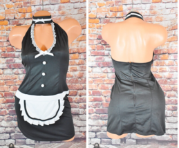 Leg Avenue SM Black French Maid Skirt Bedroom Costume Mistress 3 Pc Set - £24.89 GBP