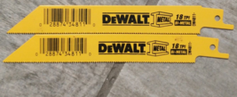 2 - DEWALT 6&quot; Reciprocating Saw Bi-Metal Blades - $4.94