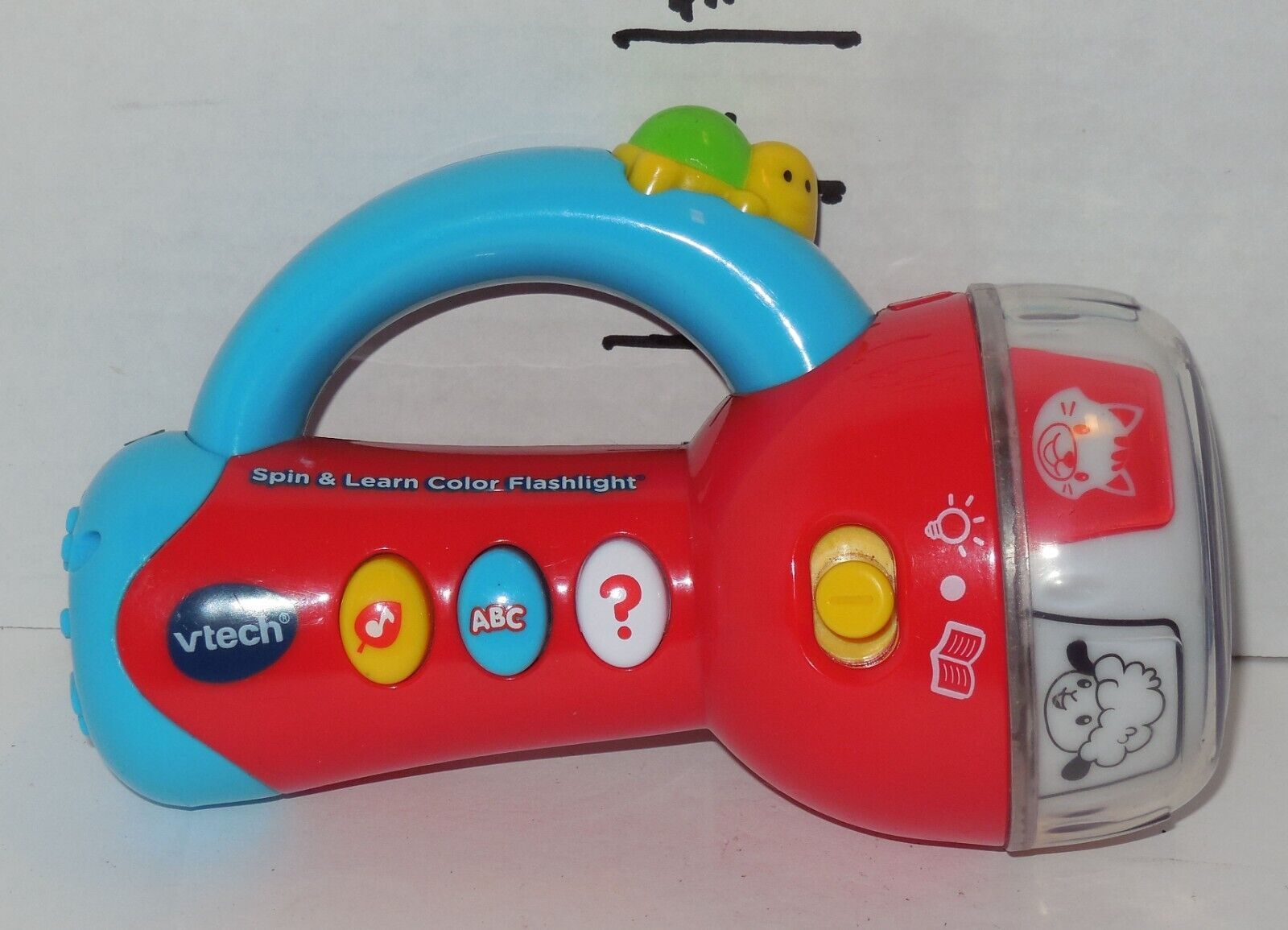 VTech Spin and Learn Color Flashlight Educational Electronic Learning Toy Red - $9.60