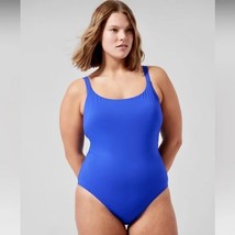 Athleta Hermosa One Piece Swimsuit Blue Large - £23.59 GBP