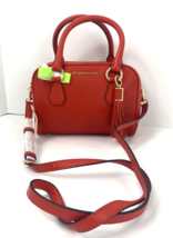 New Michael Kors Bag Bedford Satchel Small Sienna Red Leather Zip $398 B2S - £87.02 GBP