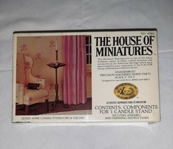 The House Of Miniatures Queen Anne Candle Stand Dollhouse Kit 40013 NEW Sealed - £9.64 GBP