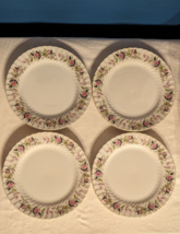 Set of 4 Regency Rose Creative Fine China 2345 Japan 60&#39;s DINNER PLATES 10 1/4” - £16.51 GBP